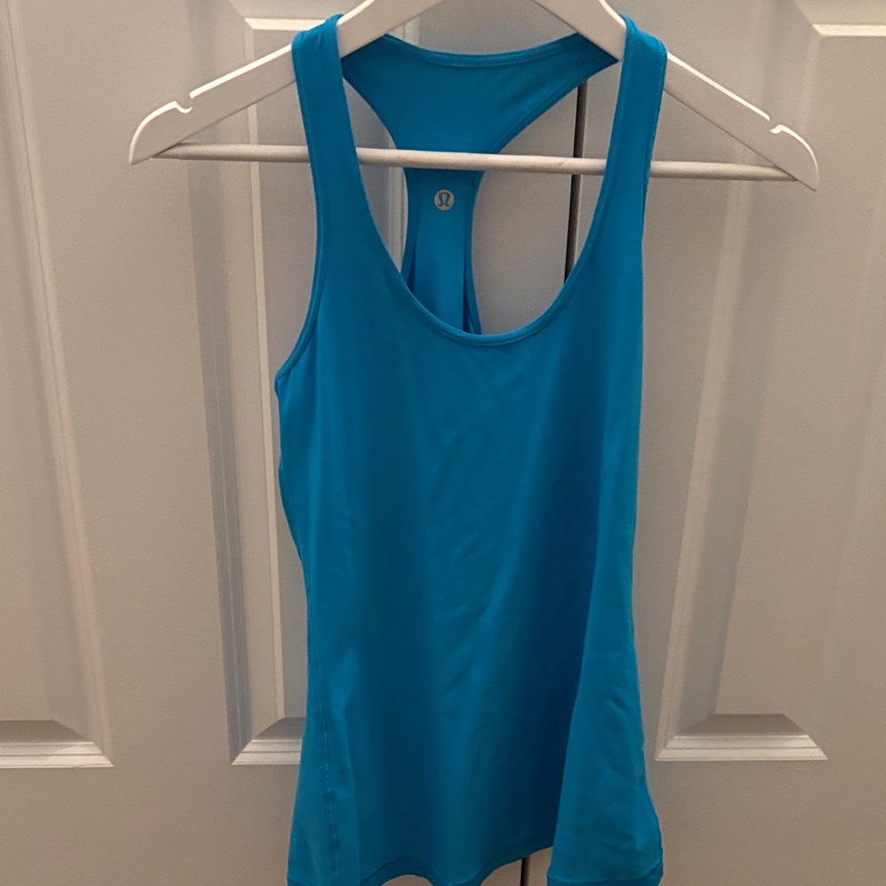 Lululemon Athletica Vibrant Blue Tank Top